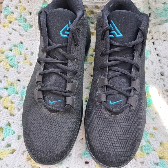 Rare Nike Men's Zoom Freak 1 EP Black Iridescent Sneakers Size 10 US - Picture 11 of 16